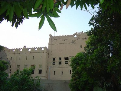 بيت الصفاة الأثري بولاية الحمراء في محافظة الداخلية.